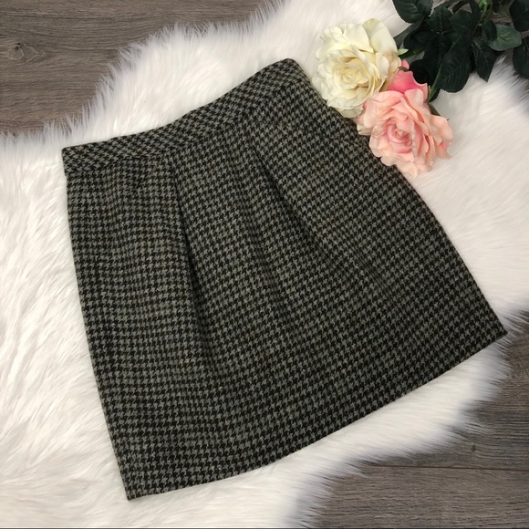 J. Crew Dresses & Skirts - J.CREW Origami Mini in Check Wool Skirt